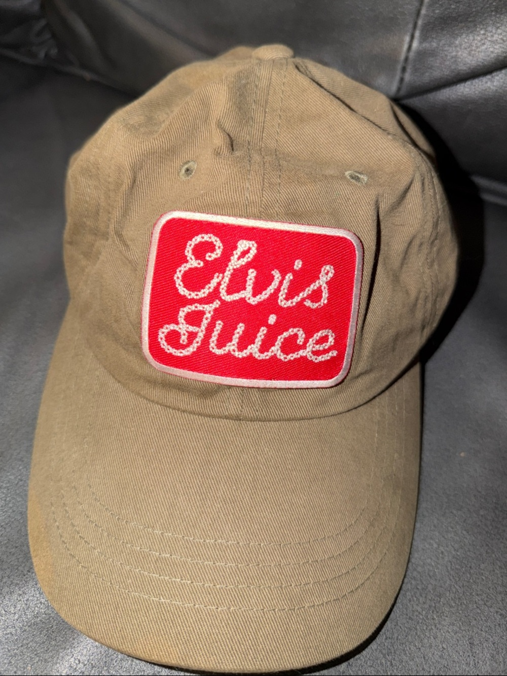 Elvis juice beer The Classic Brown Cotton Baseball Cap with Branded Tag